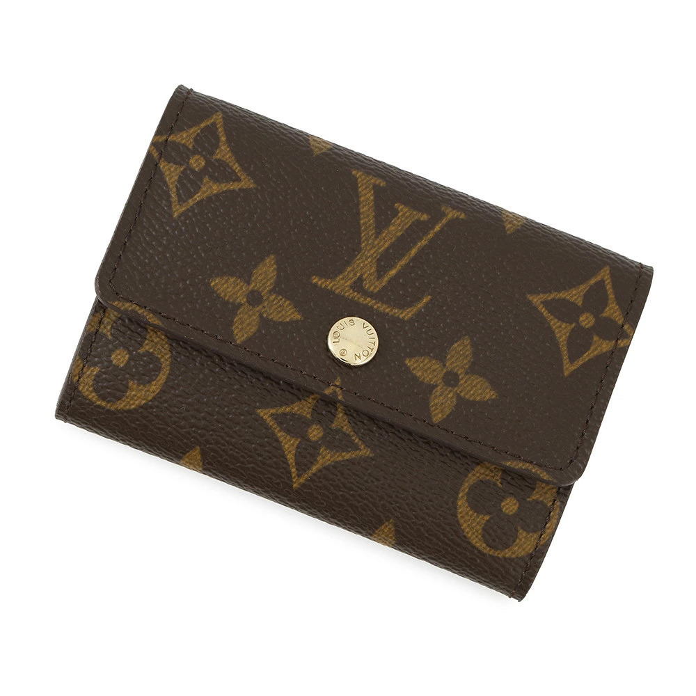 Louis Vuitton Monogram Portemonnaie Plat coin case Wallet WALLET